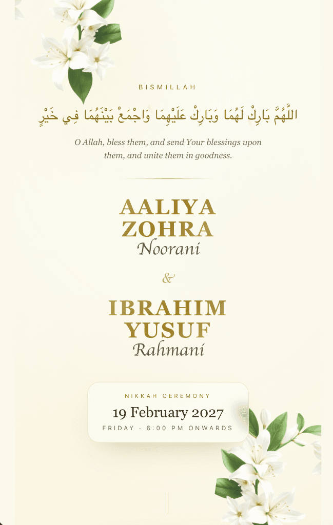 Noor-e-Zahra — Islamic Nikah